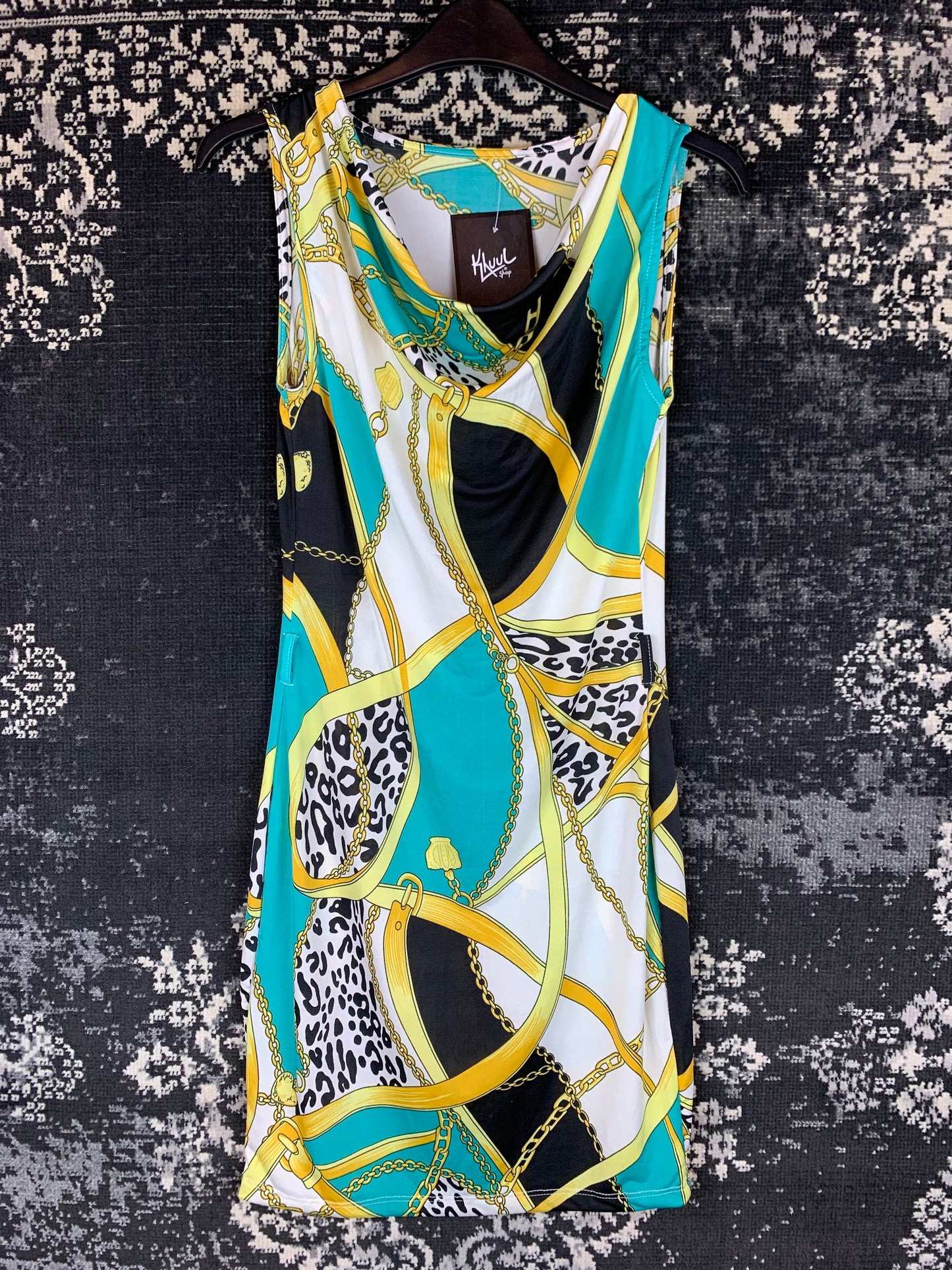 Y2K Women's Printed Sleeveless Dress