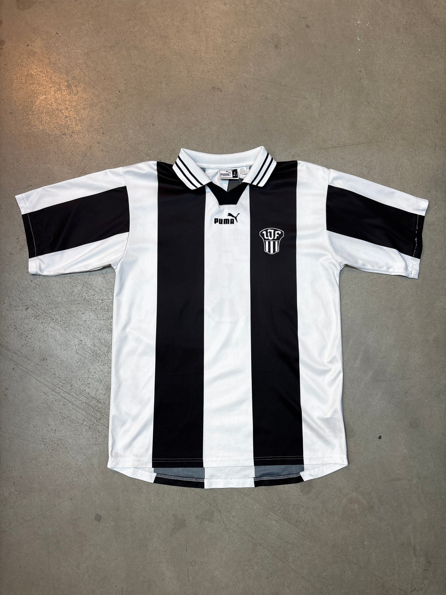 Puma Black and White Football Shirt