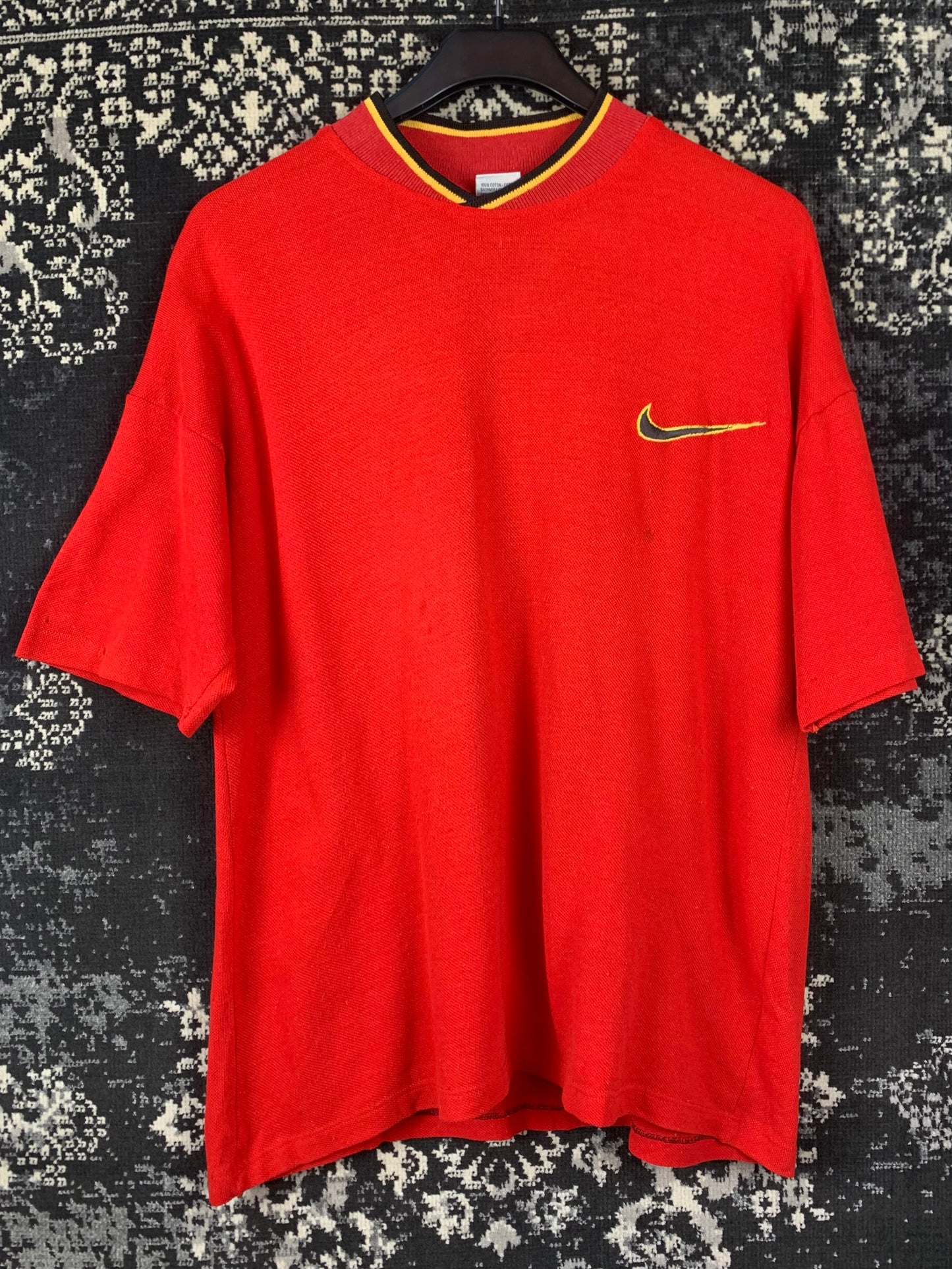 Mens Vintage Nike Red Sports Shirt