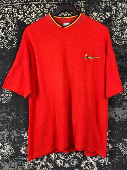 Mens Vintage Nike Red Sports Shirt