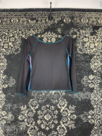 Y2K Women's Printed Front Black Longsleeve Shirt