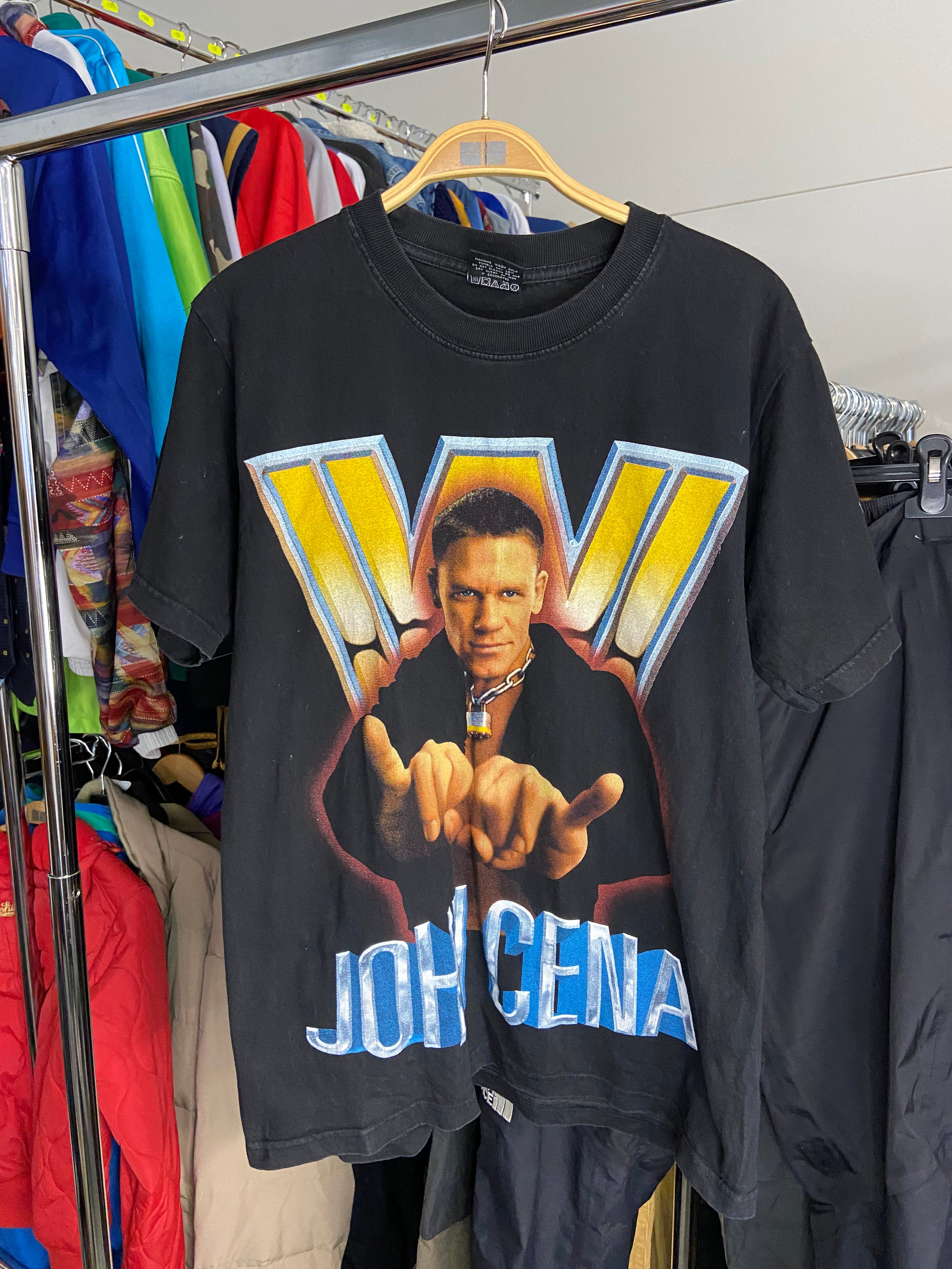 Vintage T-Shirt John Cena Short Sleeve WWE M Size