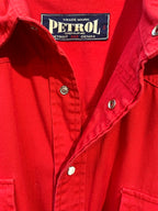 Petrol Denim Western Snap Shirt