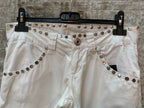 Replay Y2K Studded White Trousers