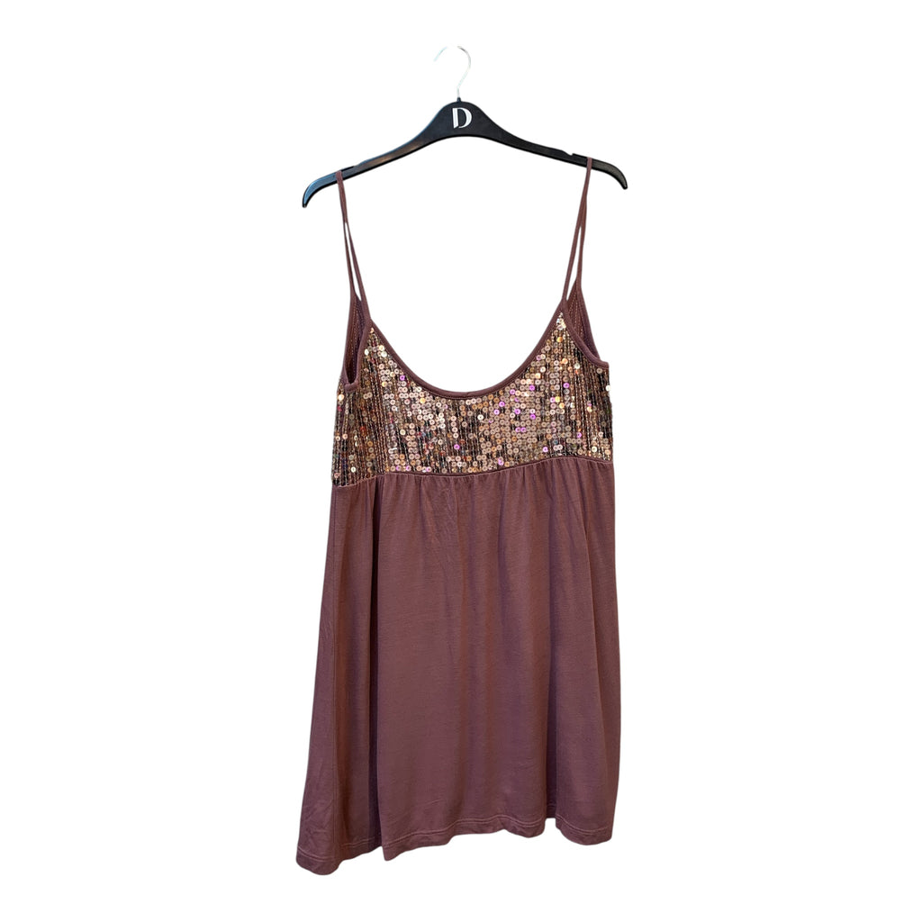 French Connection Sequin Strappy Cami