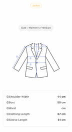 Women's Y2K Black Snakeskin Light Jacket