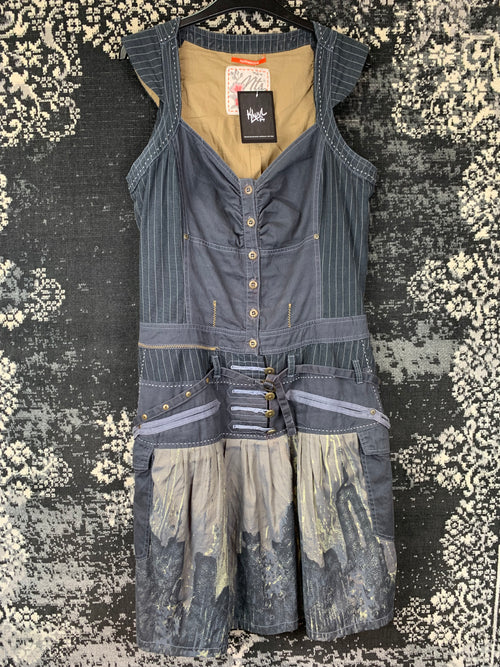 Women's Steampunk Corset-Style Dress