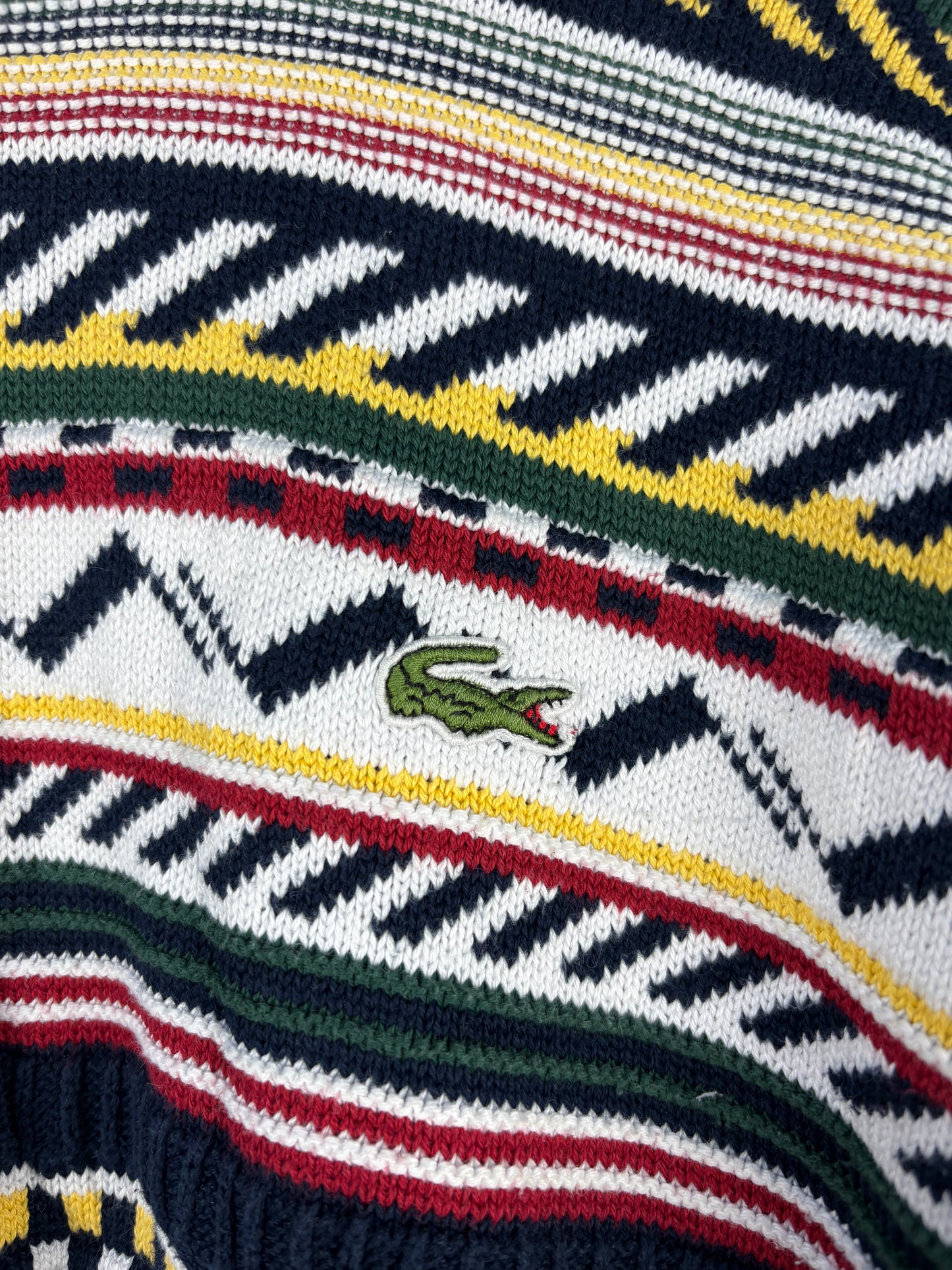 Men's Vintage Lacoste Coogi Style Sweater