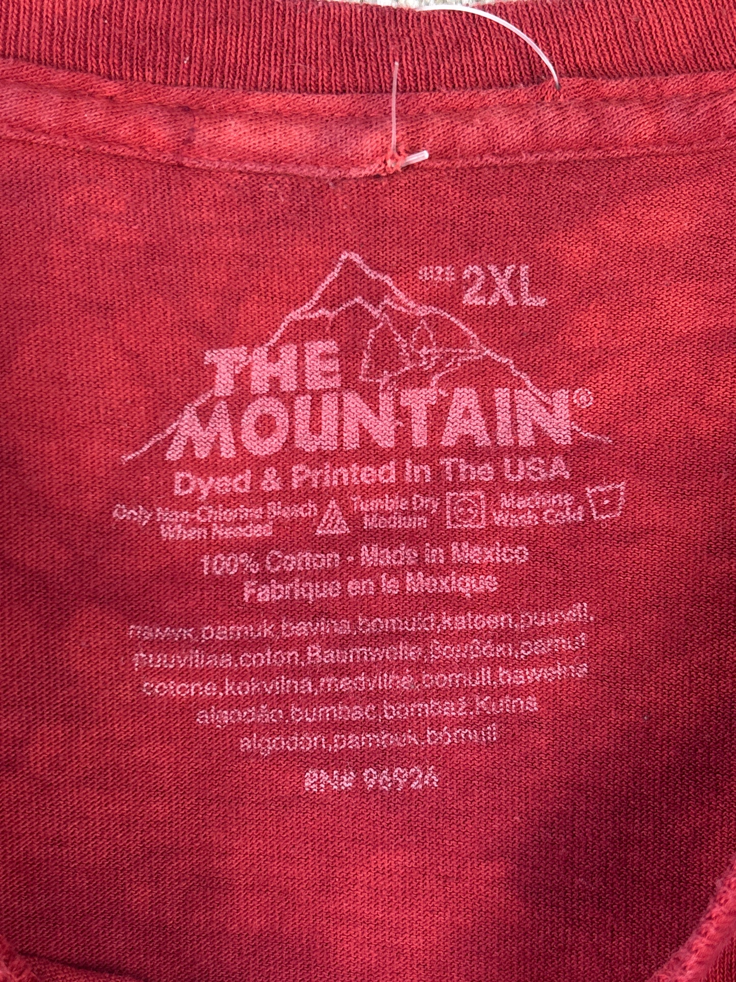Mens Y2K The Mountain Flame Skull Graphic T Shirt
