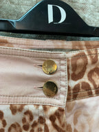 Anna Mora Leopard Print Pencil Skirt