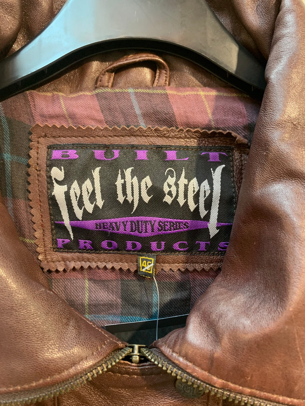 Feel the Steel Leather Coat
