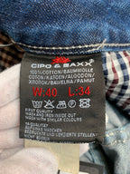 Cipo & Baxx Distressed Patchwork Jeans
