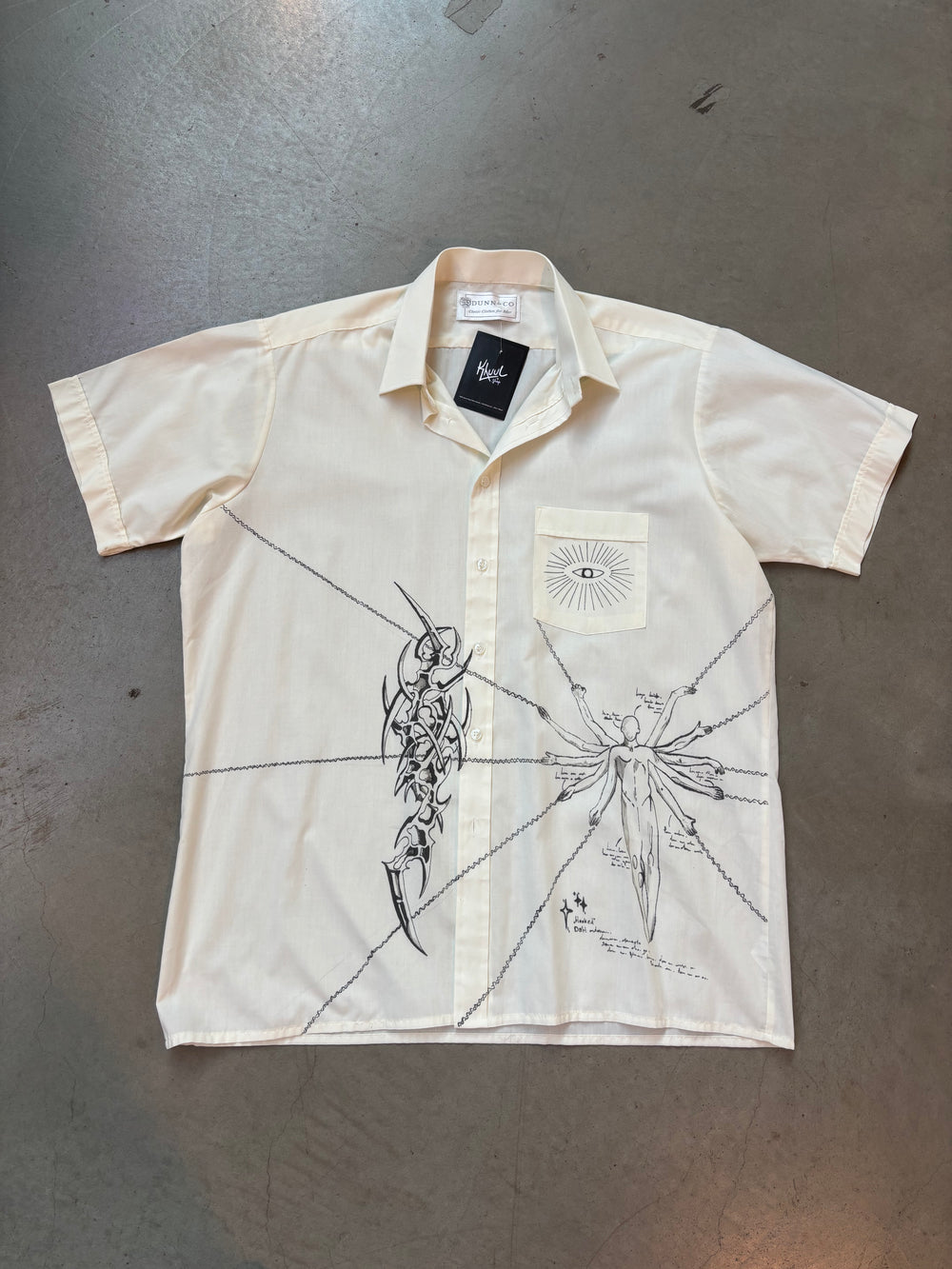 Dunn & Co Cream Graphic Shirt