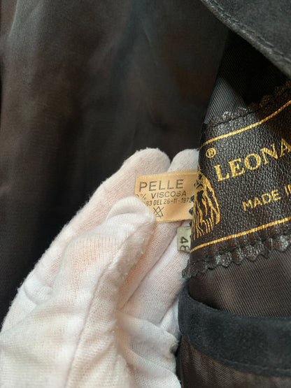 Leonardo Suede Bomber Jacket