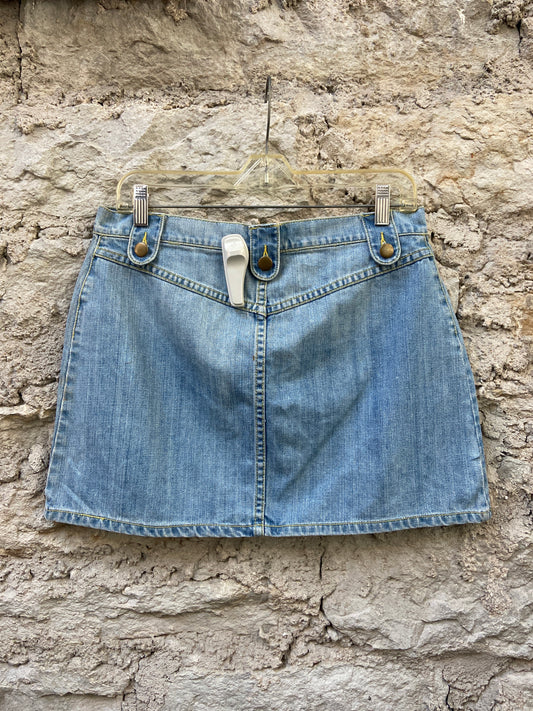 Denim Mini Skirt