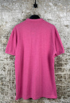 Mens Vintage Y2K Mas Atos Jones Pink Polo Shirt