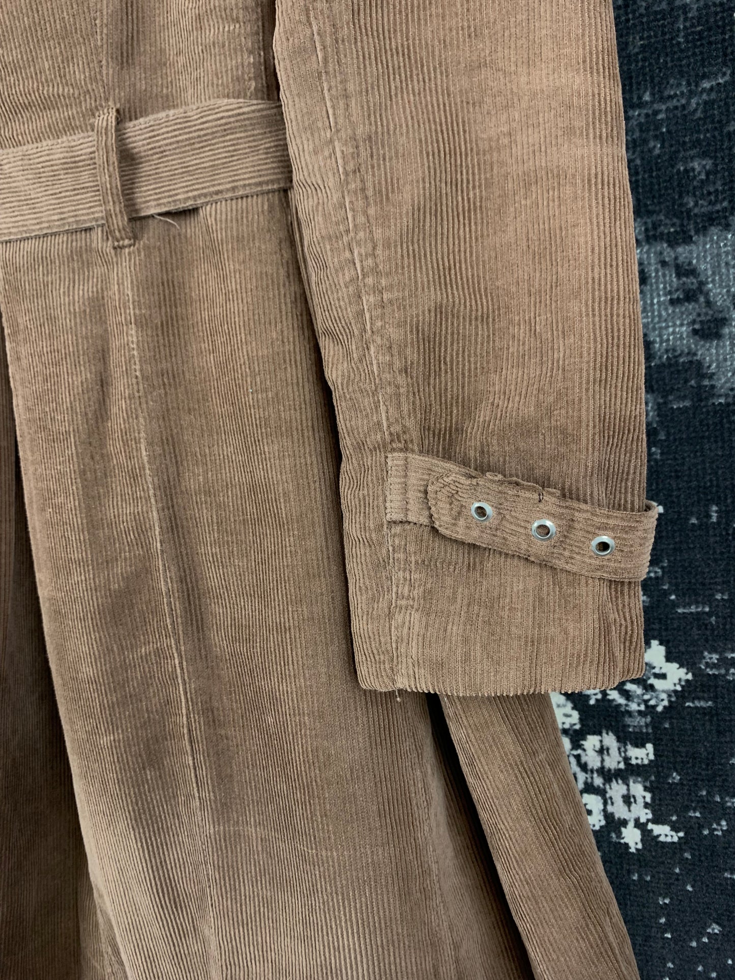 Womens Y2K Vero Moda Velvet Trench Coat