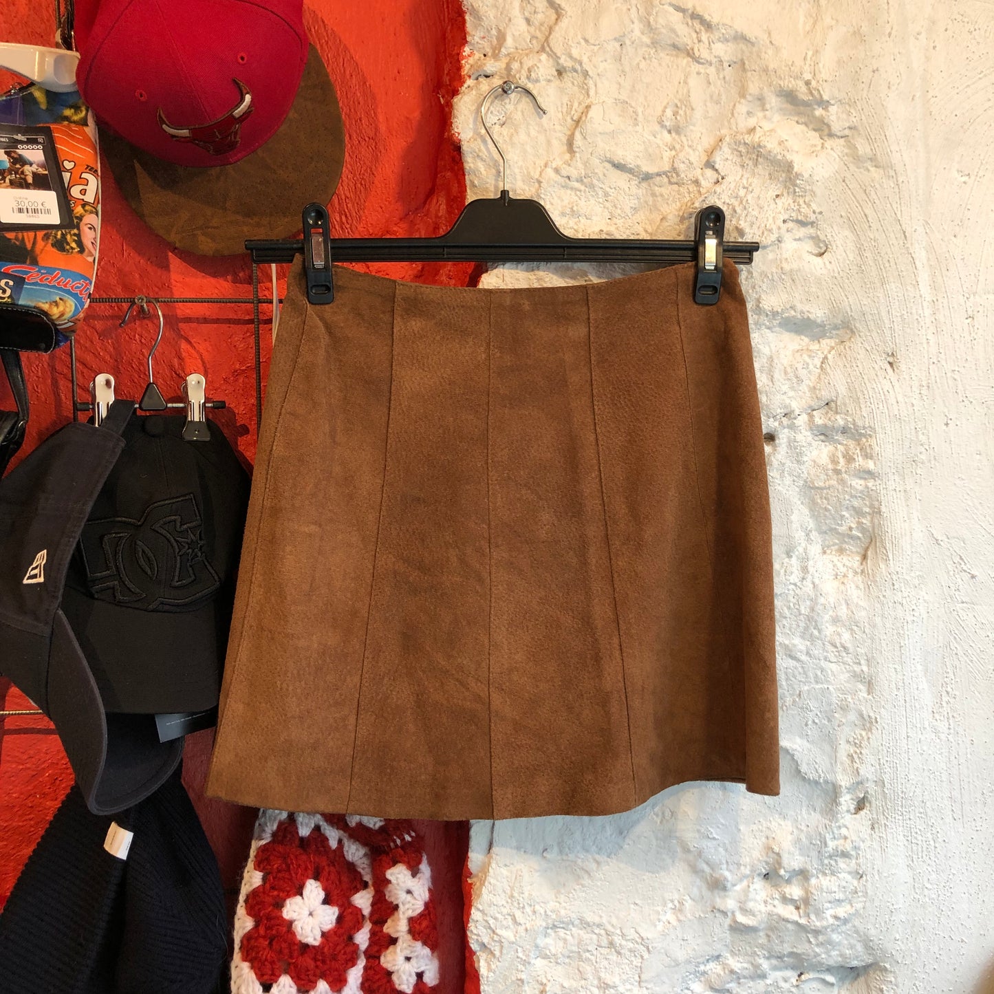 Vintage Suede Skirt