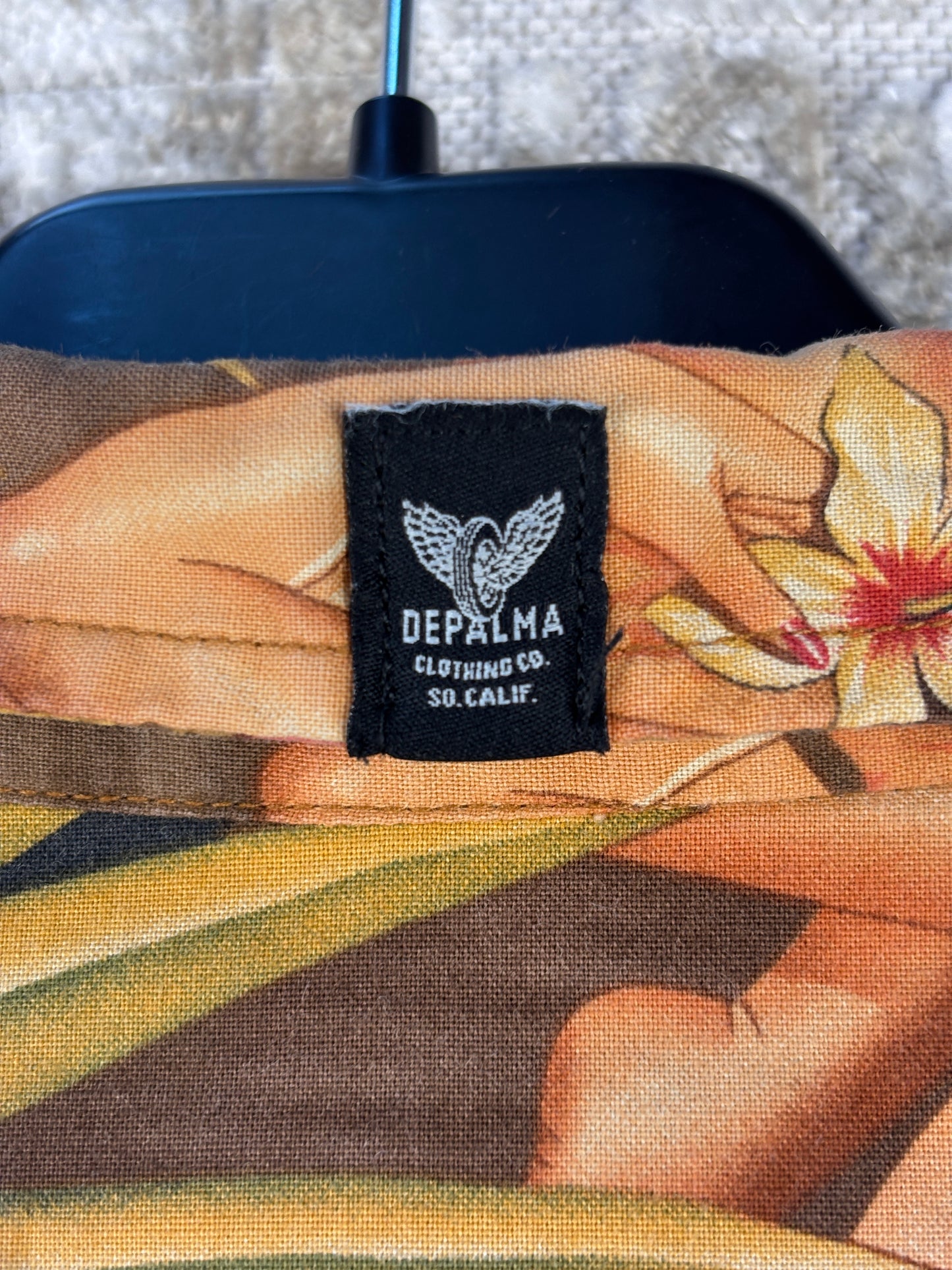 Mens Vintage DePalma Hawaiian Shirt