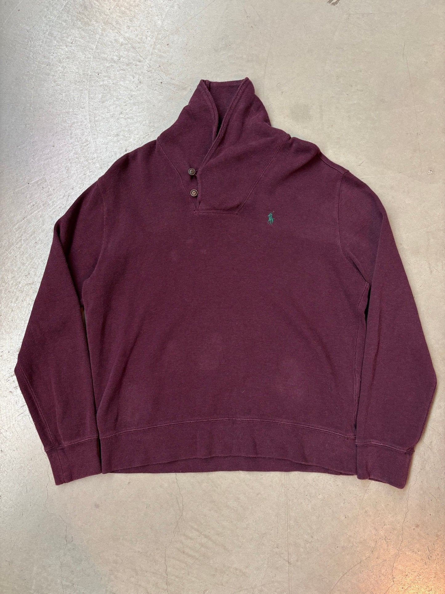 Polo Ralph Lauren Burgundy Long Sleeve Sweater