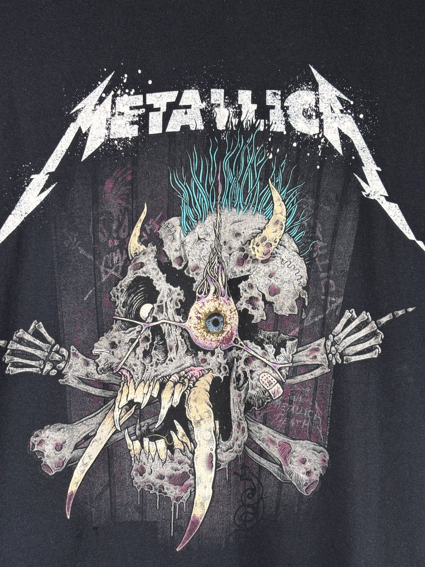 Men's Vintage Metallica WorldWired 2010 Tour Black Graphic T-Shirt