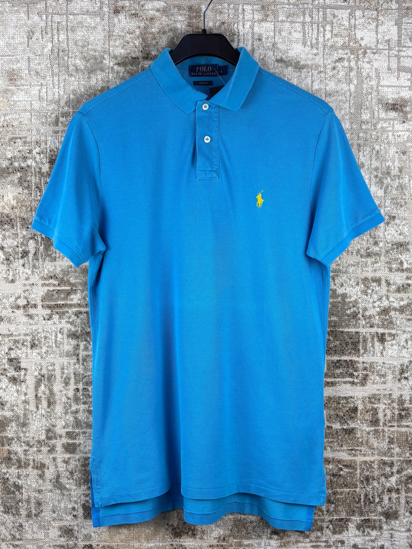 Men's Vintage Ralph Lauren Vibrant Blue Polo Shirt