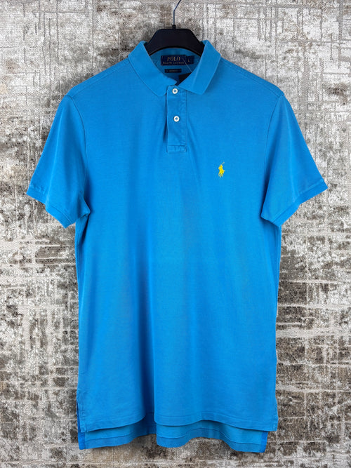 Men's Vintage Ralph Lauren Vibrant Blue Polo Shirt