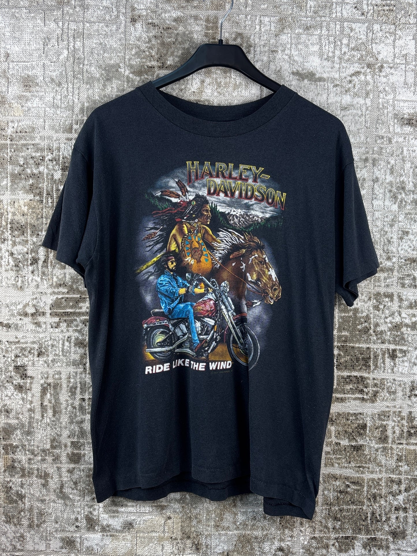 Unisex Vintage Harley Davidson Graphic T Shirt