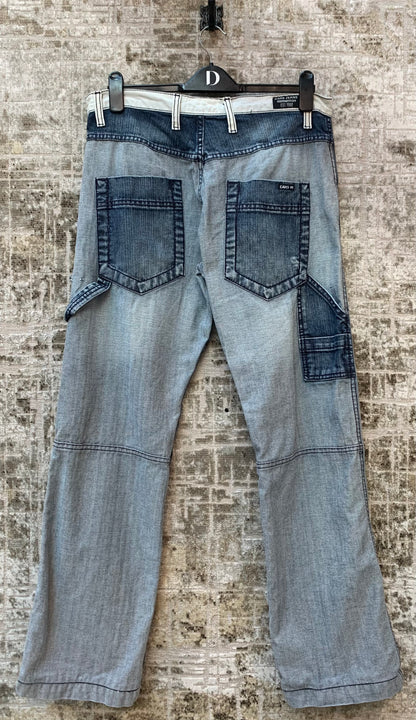 Cars Jeans Dylan Combi Panelled Carpenter Jeans