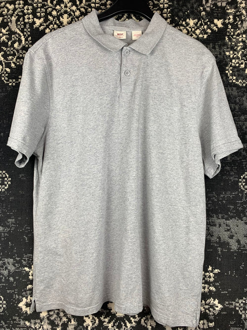 Levi’s Gray Relaxed Fit Polo Shirt for Men