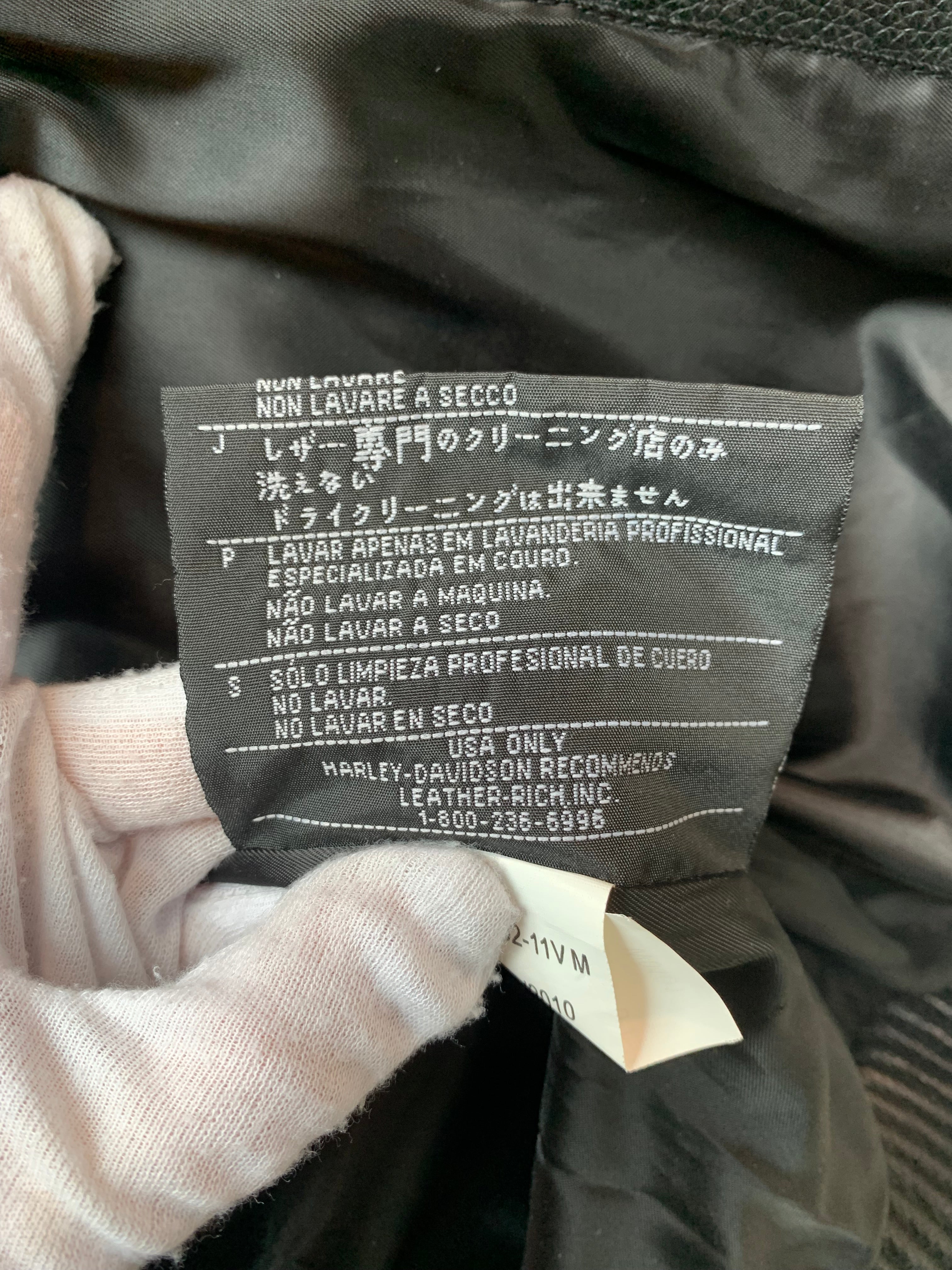 Harley-Davidson Leather Bomber Jacket