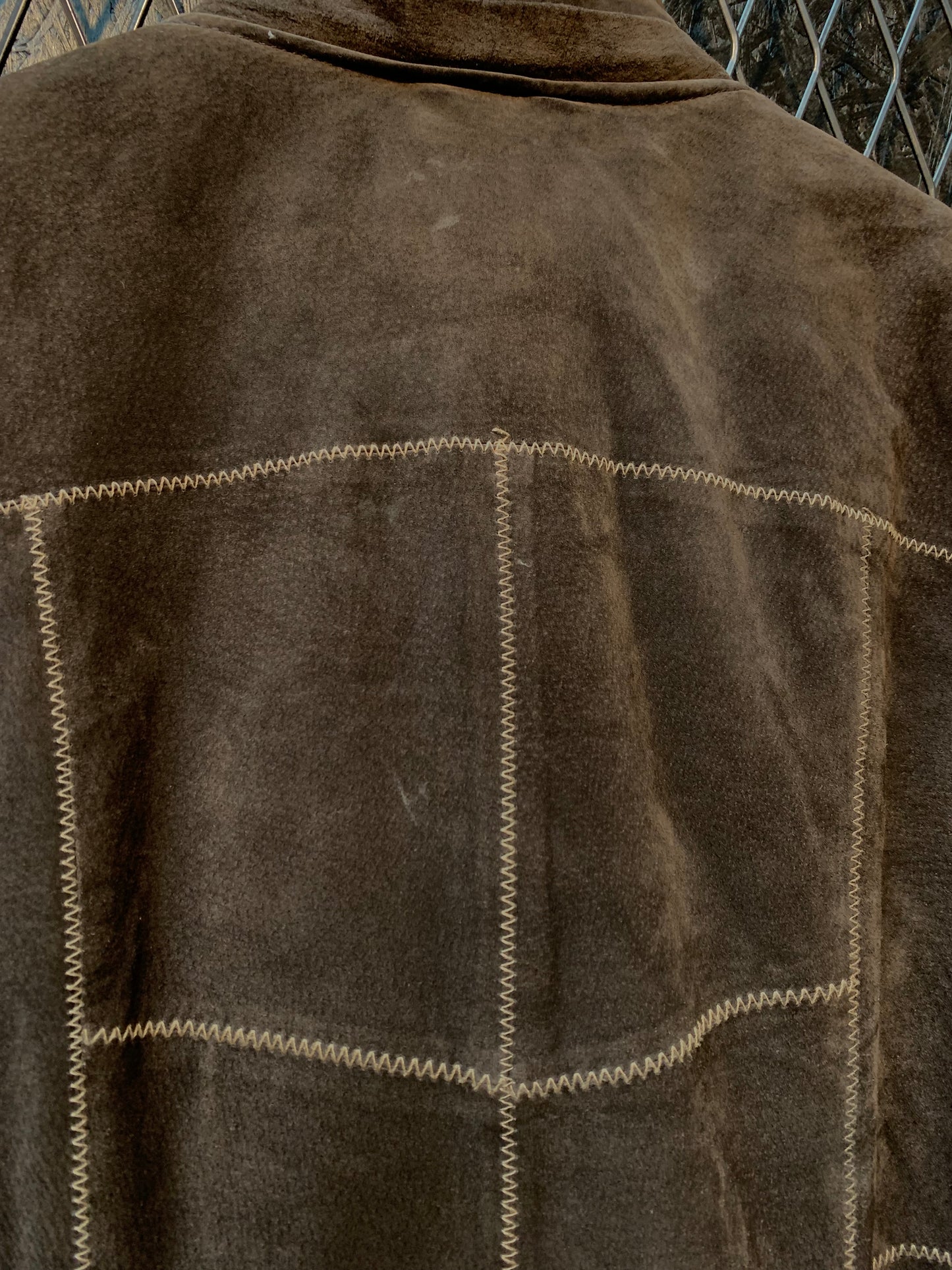 Vintage Women's Dark Brown Lamb Skin Winter Coat