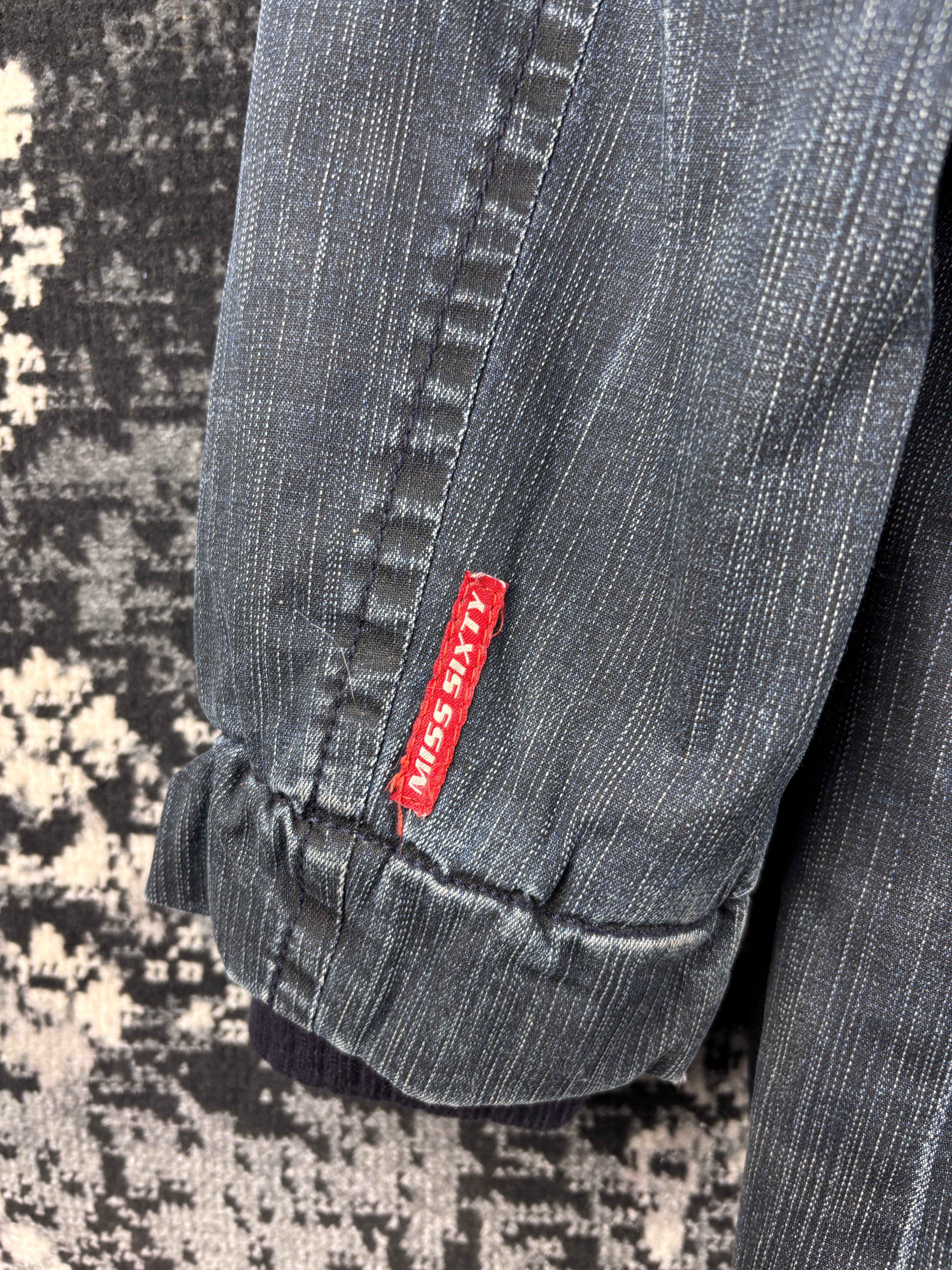 Women's Y2K Miss Sixty Denim Zip Coat