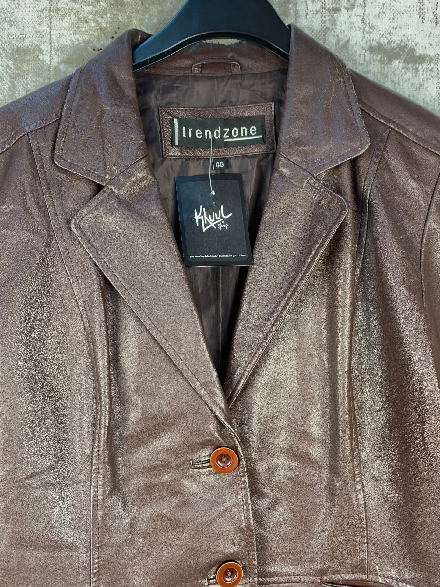 Womens Y2K Vintage Dark Burgundy Brown Genuine Leather Jacket