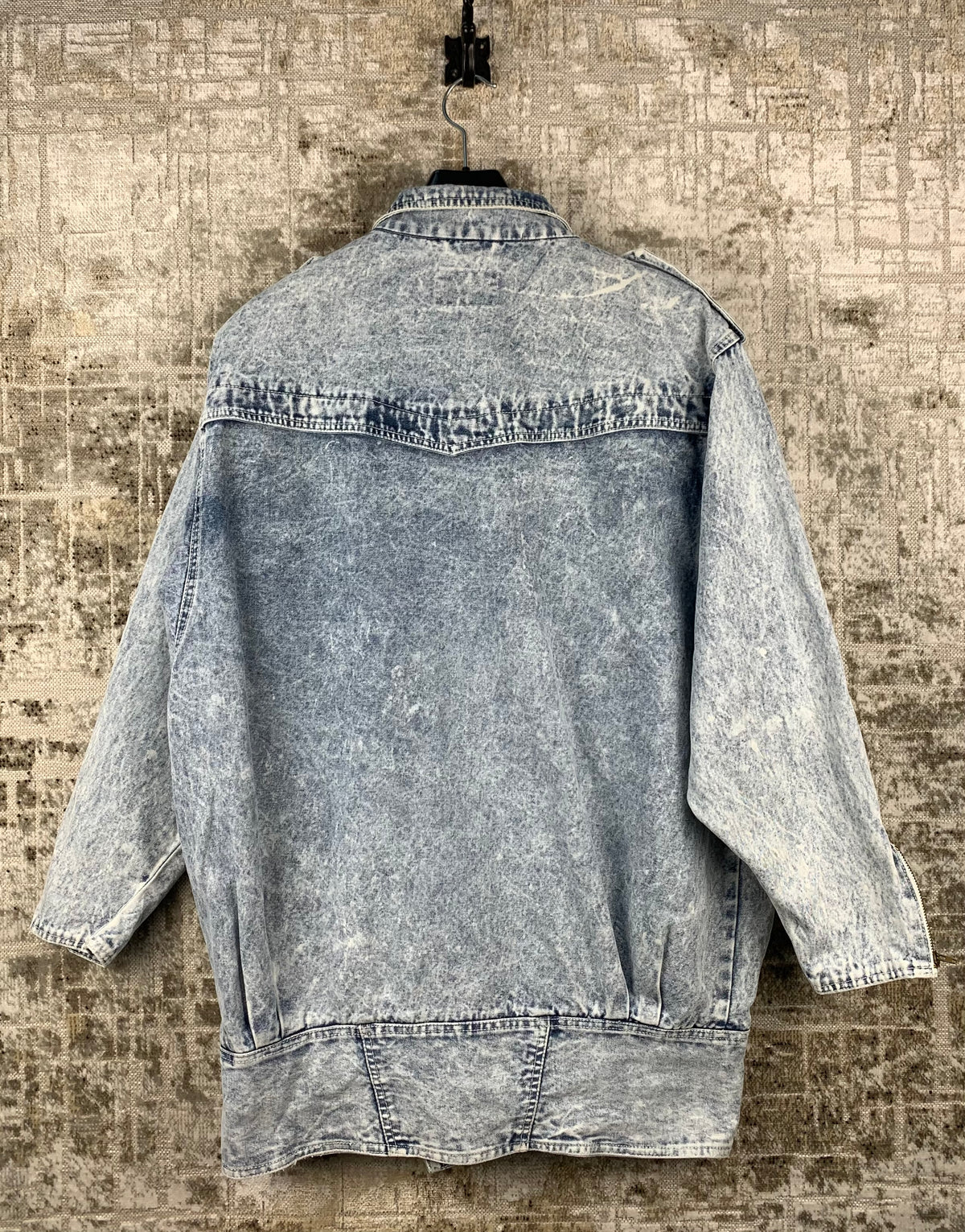 SMITHY'S Mens Light Washed Jean Jacket