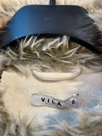 Vila Clothes Faux Shearling Fur Gilet