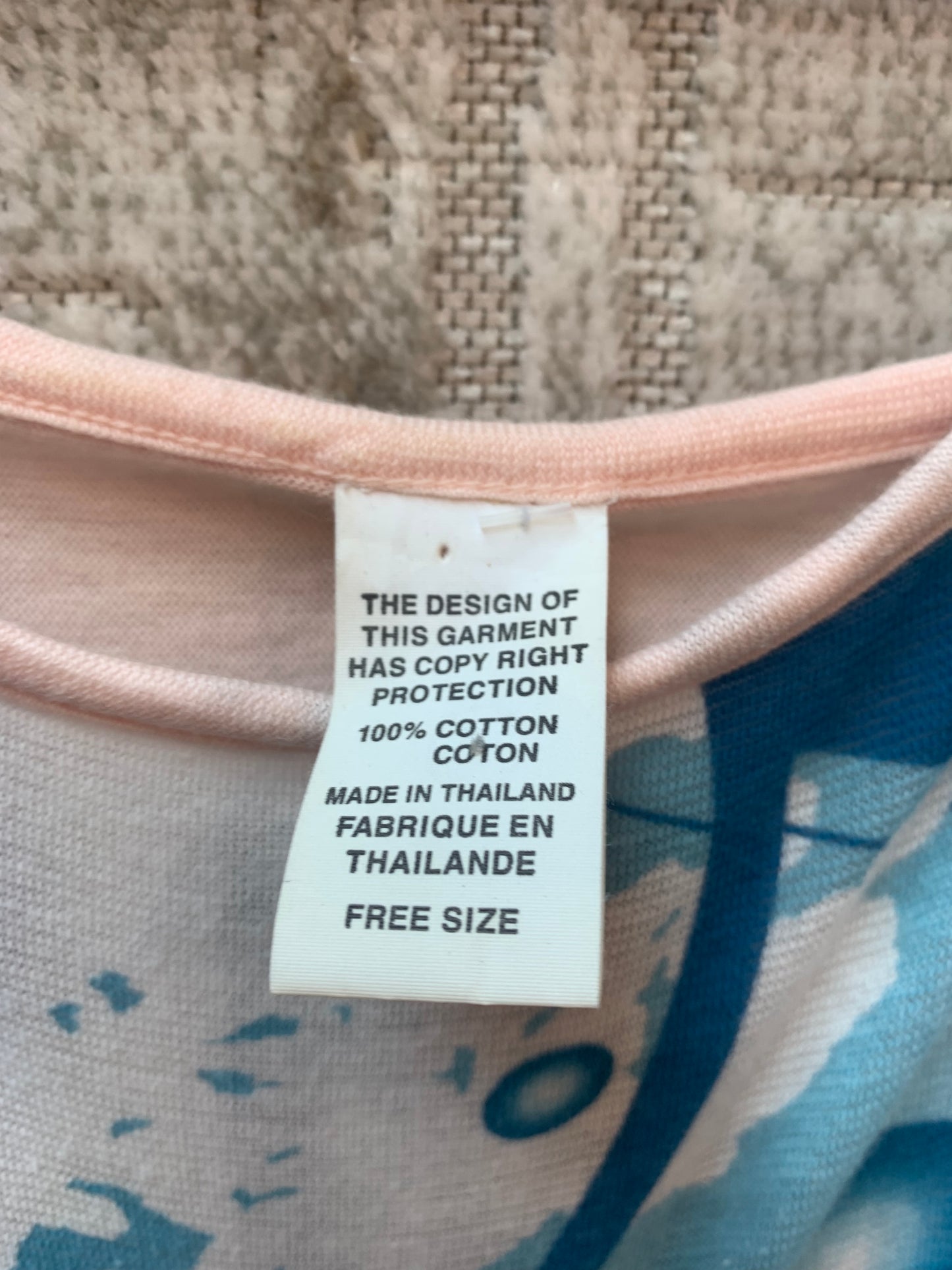 Y2K Graphic Cold-Shoulder Top