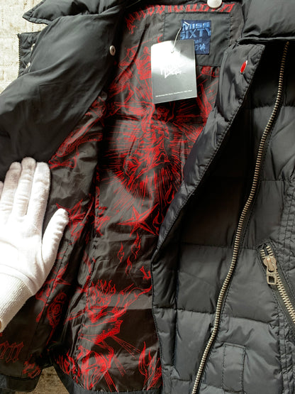 Miss Sixty Y2K Asymmetrical Puffer Jacket