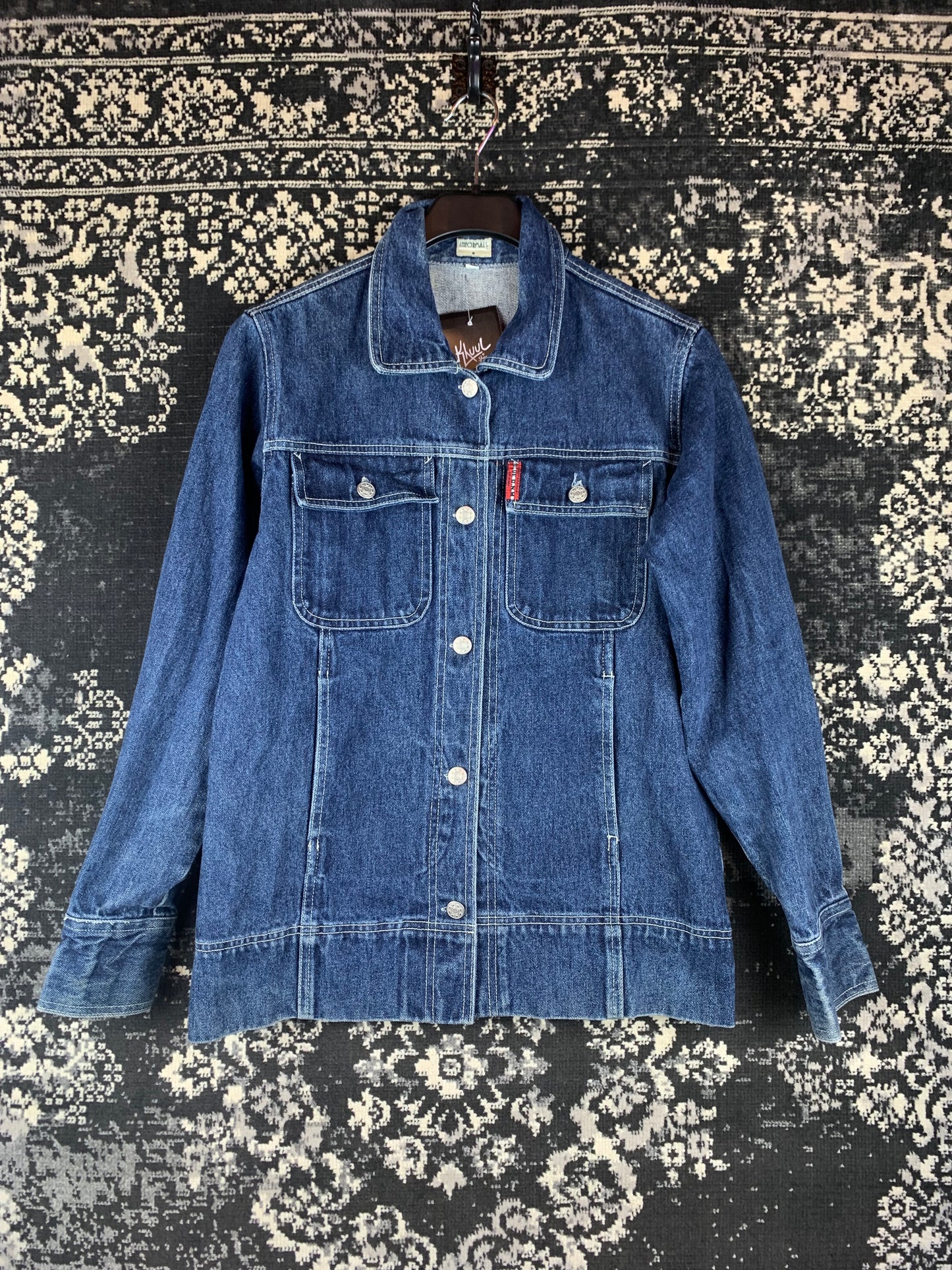 Mens Vintage Informals Blue DNM Button-Up Denim Jacket
