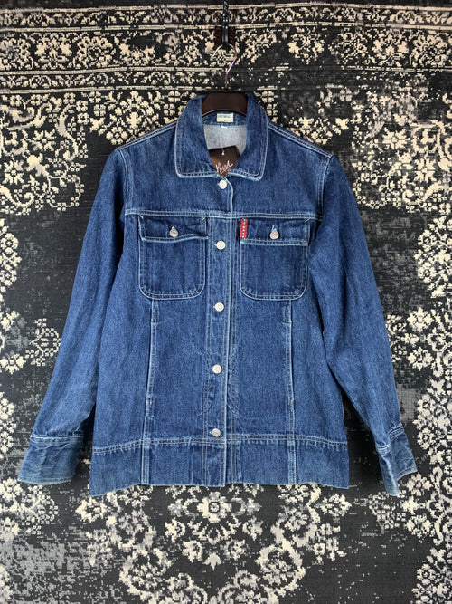 Mens Vintage Informals Blue DNM Button-Up Denim Jacket