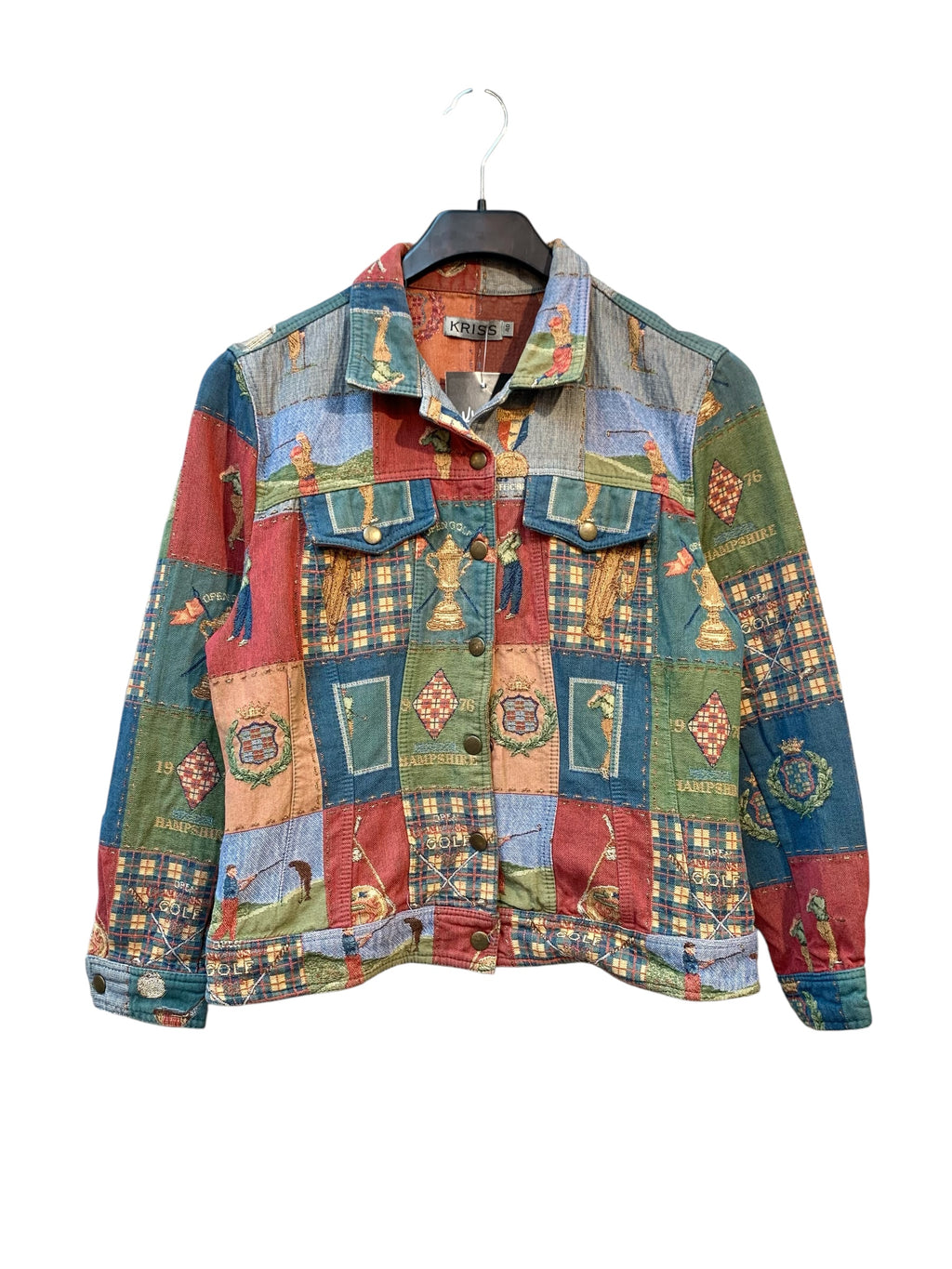 Kriss Golf Tapestry Trucker Jacket