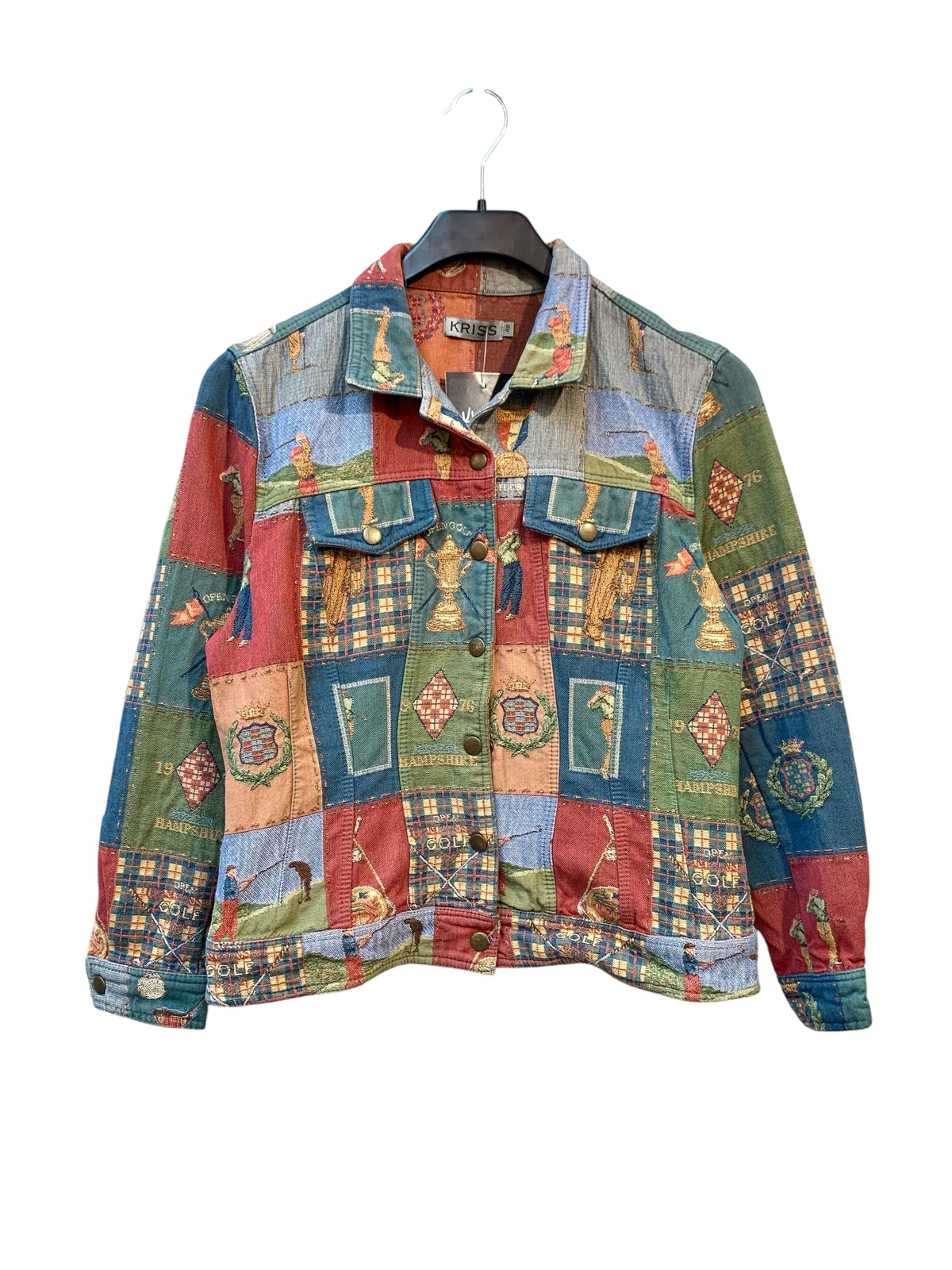 Kriss Golf Tapestry Trucker Jacket
