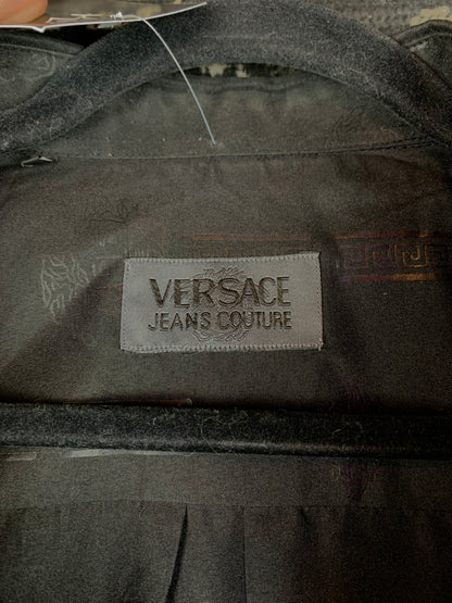 Vintage Versace Jeans Couture Black Button Up Shirt