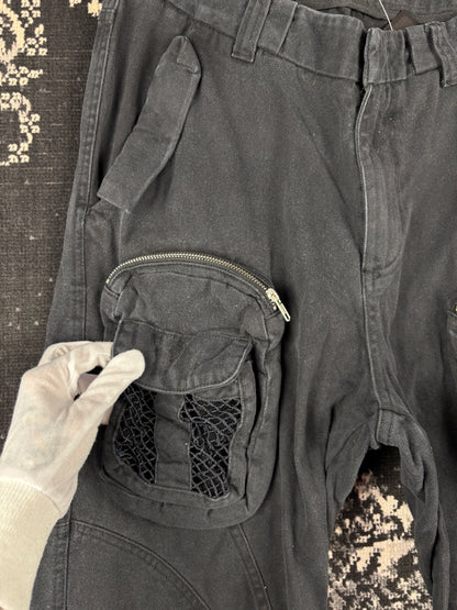 Men's Trendy Vision Black Cargo Pants
