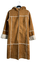 Y2K Faux Shearling Hooded Penny Lane Coat