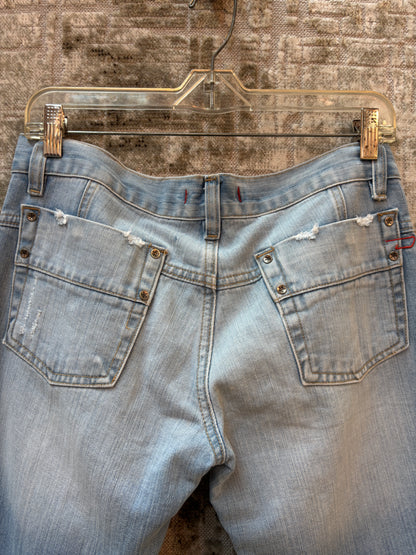 Diesel Distressed Bootcut Jeans