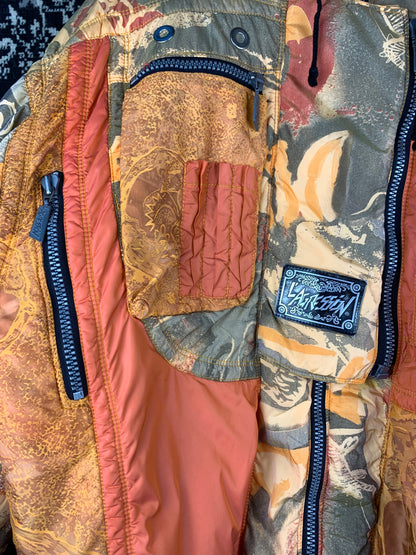 Y2K Vintage Lagression Puffer Bomber Jacket