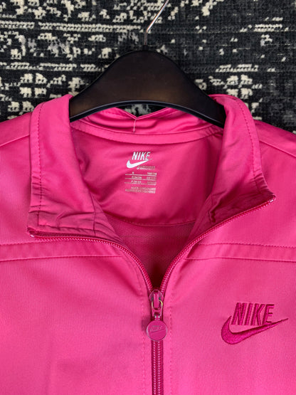 Womens Pink Full Zip Nike Track Jacket