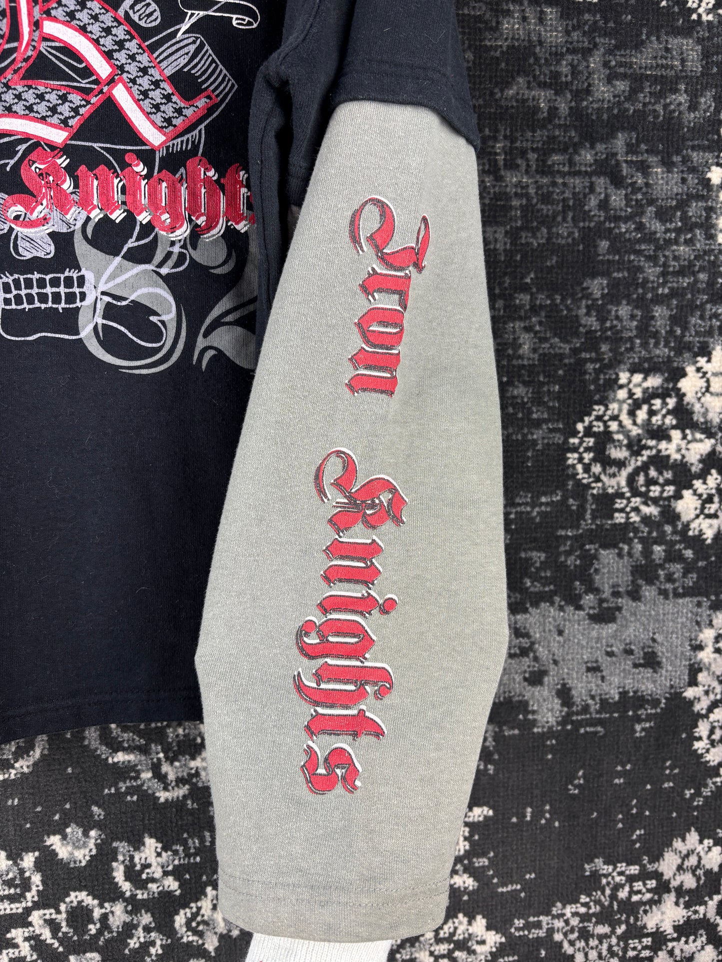 Women's Y2K Iron Knights Graphic Dark Longsleeve Shirt