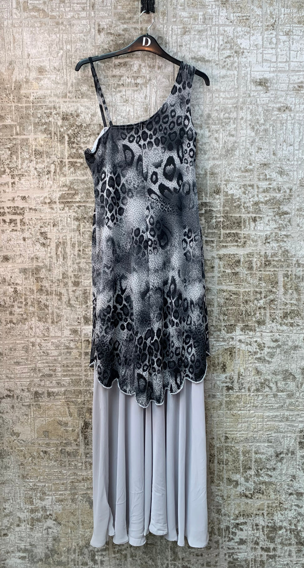 Womens Y2K Leopard Print Maxi Dress